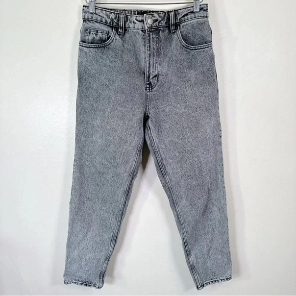 Zara Acid Wash  90s Relaxed Fit Mom Denim Jeans - Picture 2 of 14
